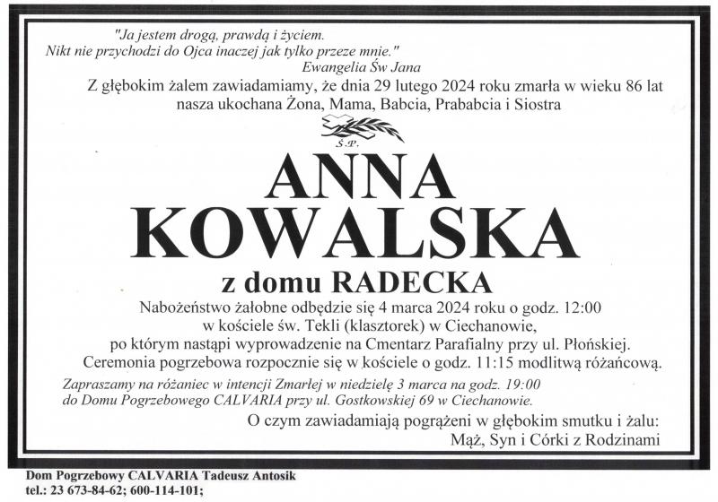 Anna Kowalska