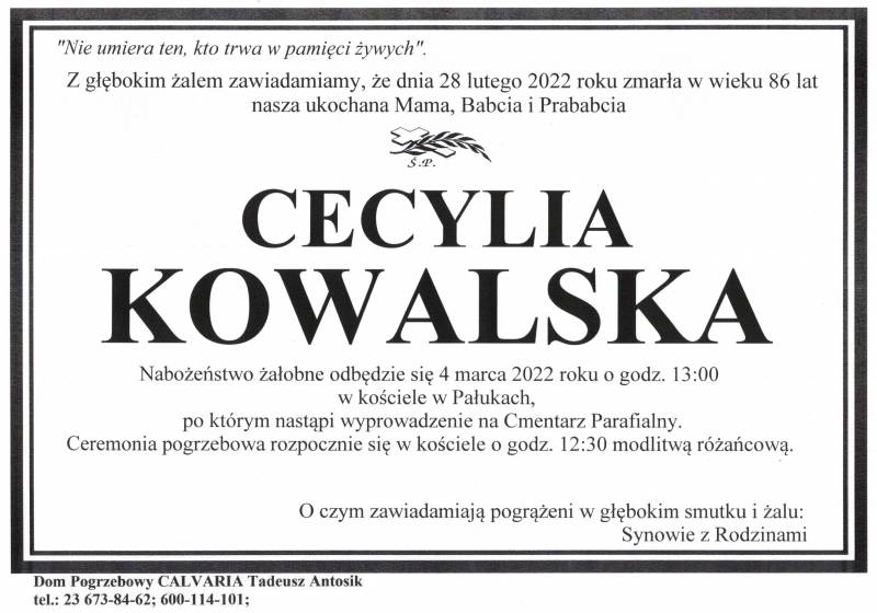 Cecylia Kowalska