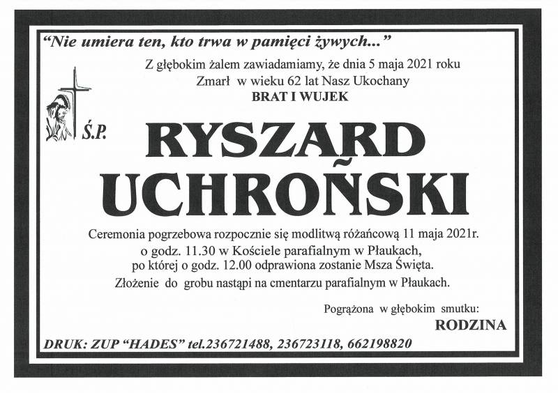 RYSZARD UCHROŃSKI