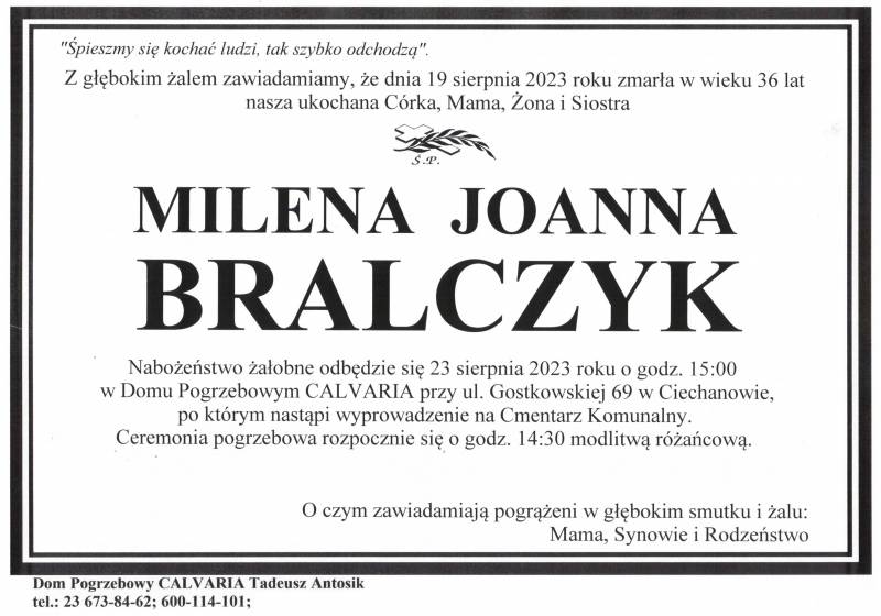 Milena Joanna Bralczyk