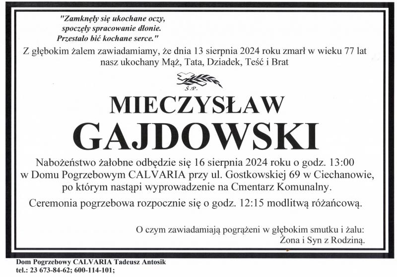 Mieczysław Gajdowski