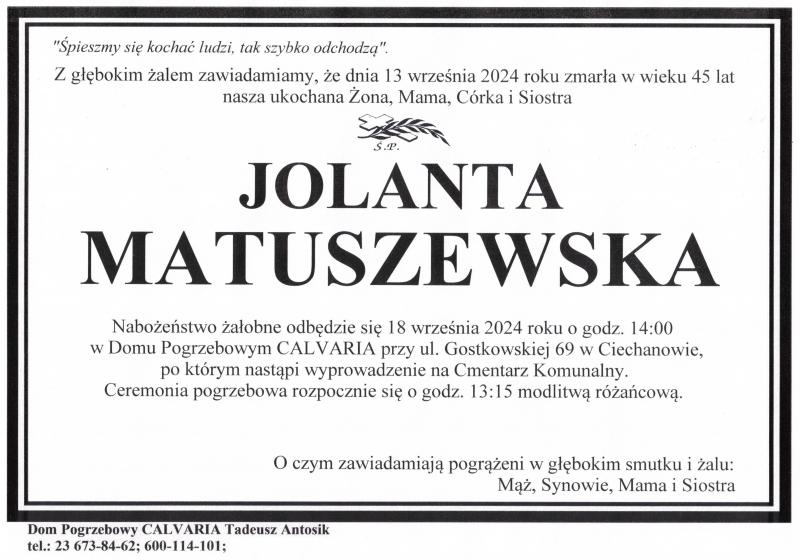 Jolanta Matuszewska