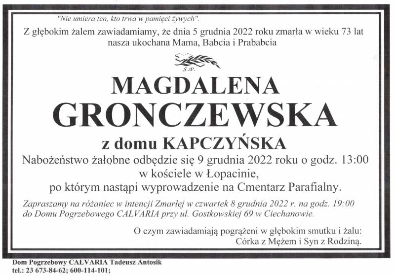 Magdalena Gronczewska