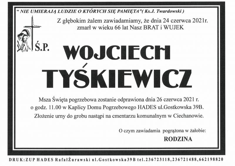 WOJCIECH TYŚKIEWICZ