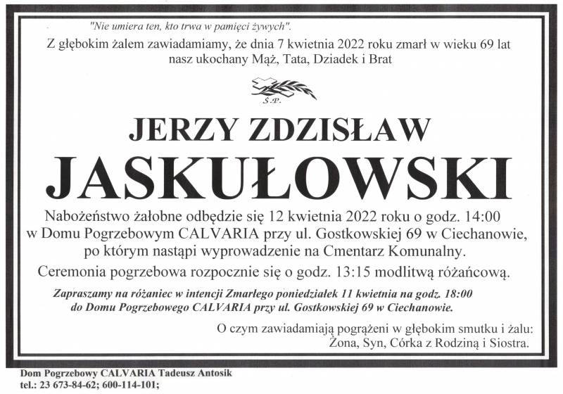 Jerzy Zdzisław Jaskułowski