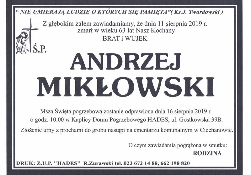 Andrzej Mikłowski