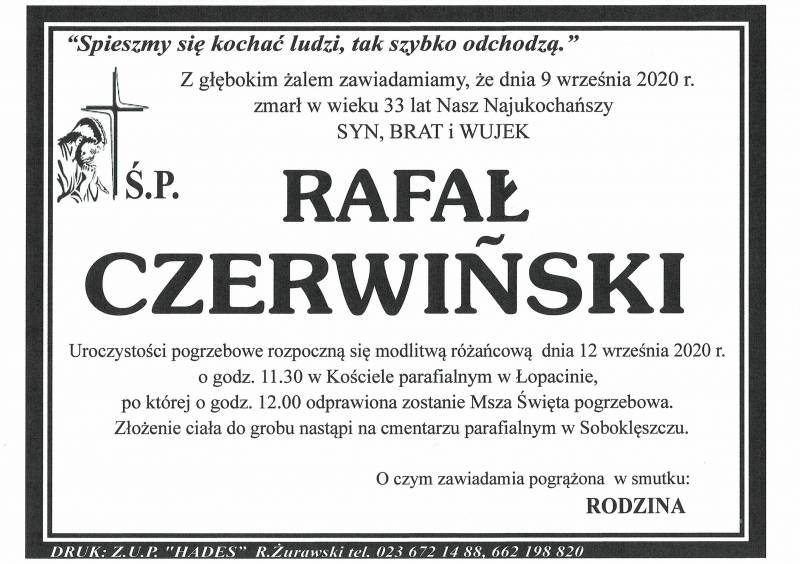 RAFAŁ CZERWIŃSKI