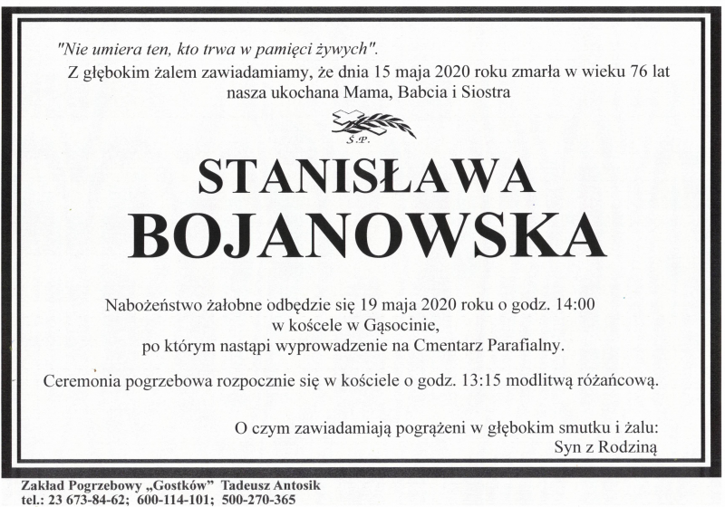 Stanisława Bojanowska