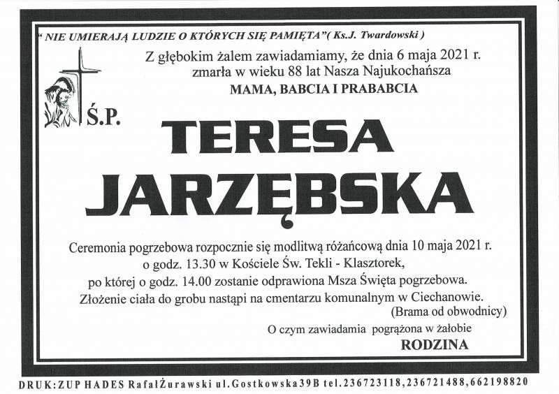 TERESA JARZĘBSKA