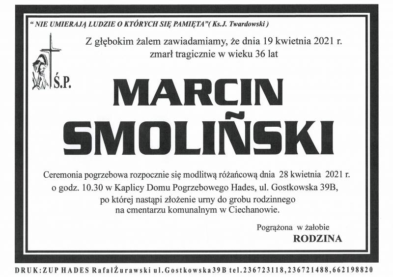 MARCIN SMOLIŃSKI