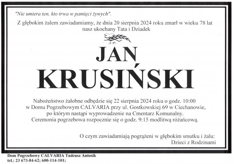Jan Krusiński