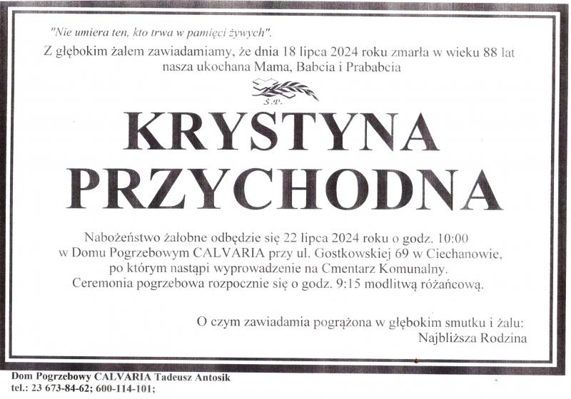 Krystyna Przychodna