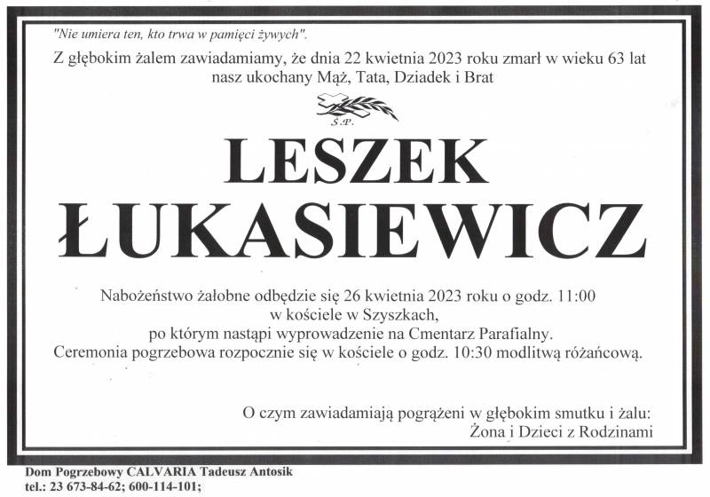 Leszek Łukasiewicz