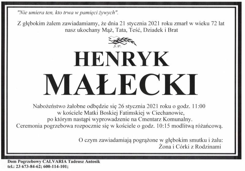 Henryk Małecki