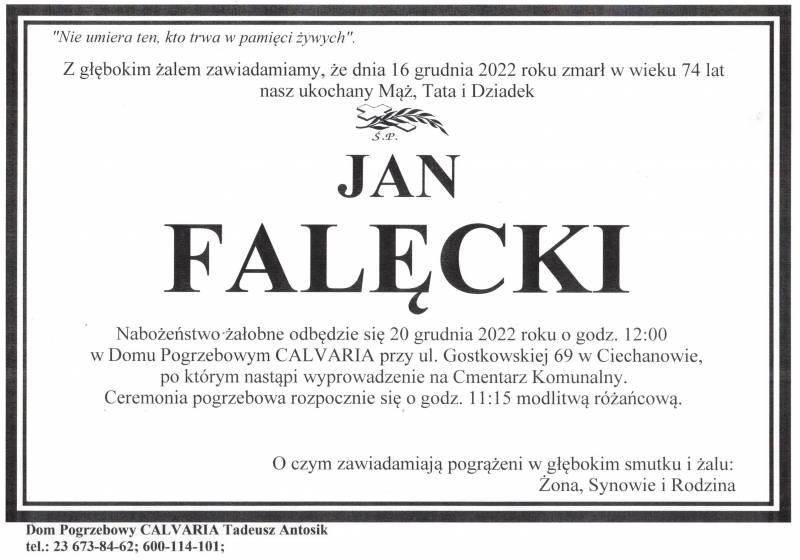 Jan Falęcki