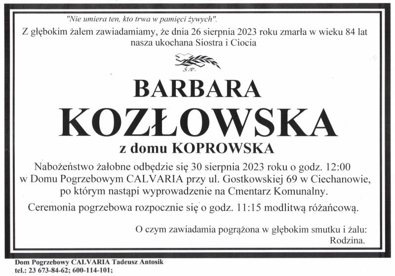 Barbara Kozłowska