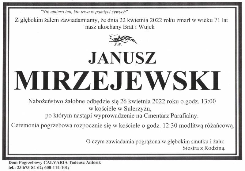 Janusz Mirzejewski