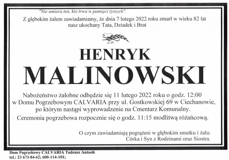 Henryk Malinowski