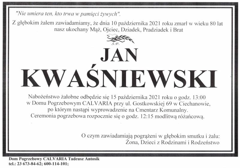 Jan Kwaśniewski