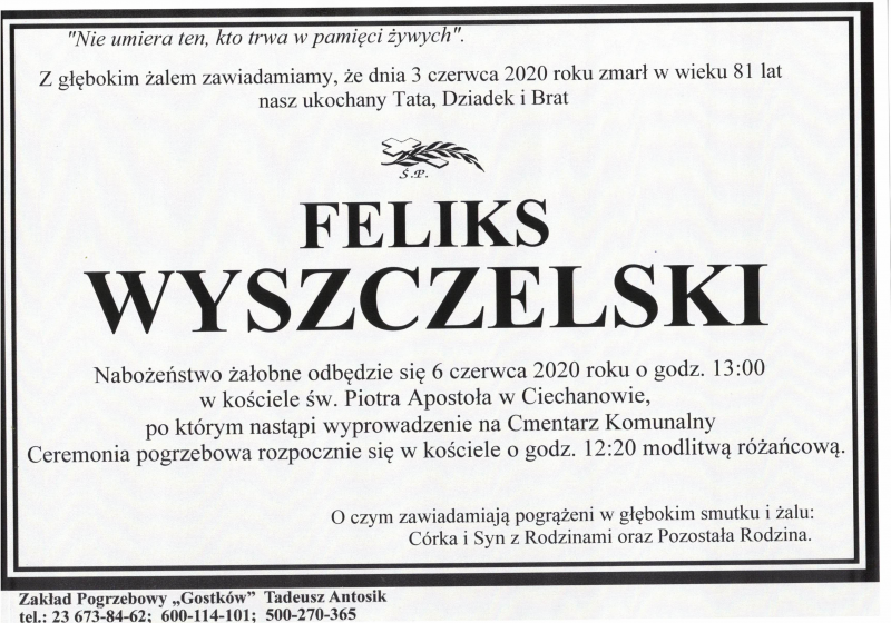 Feliks Wyszczelski