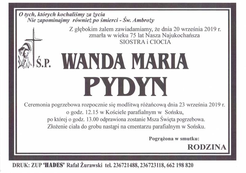 Wanda Maria Pydyn