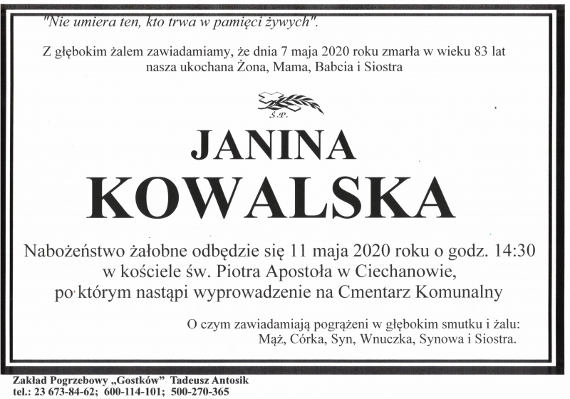 Janina Kowalska
