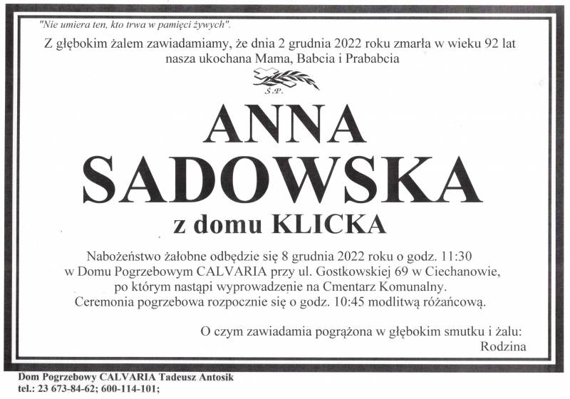 Anna Sadowska