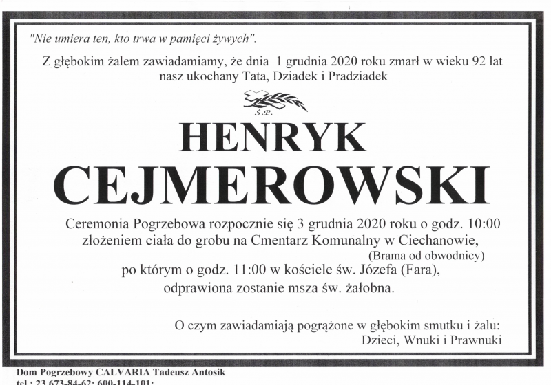 Henryk Cejmerowski