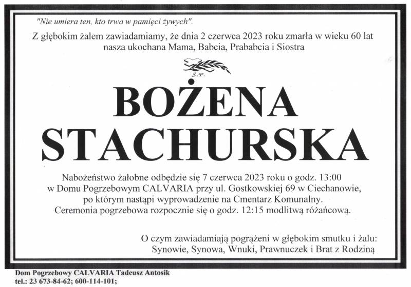 Bożena Stachurska