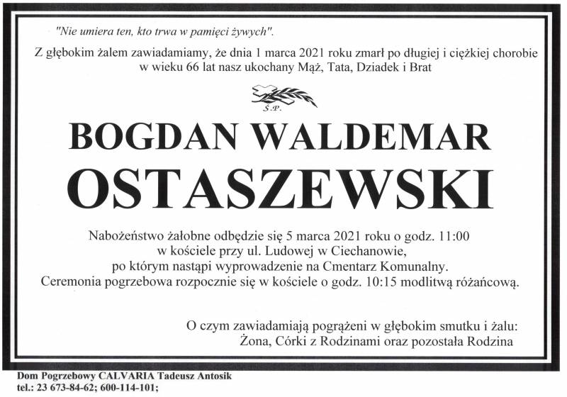 Bogdan Waldemar Ostaszewski