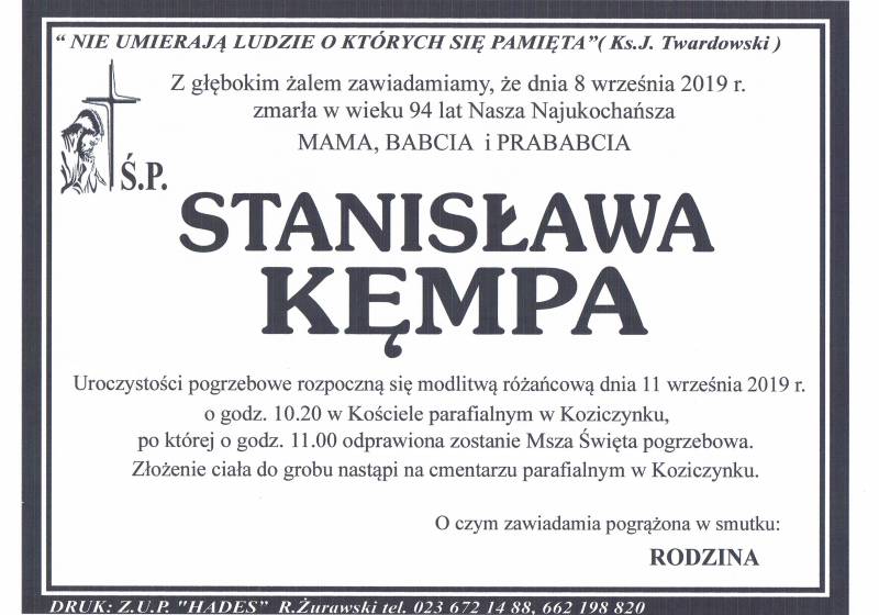 Stanisława Kęmpa