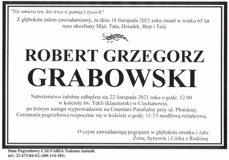 Robert Grzegorz Grabowski