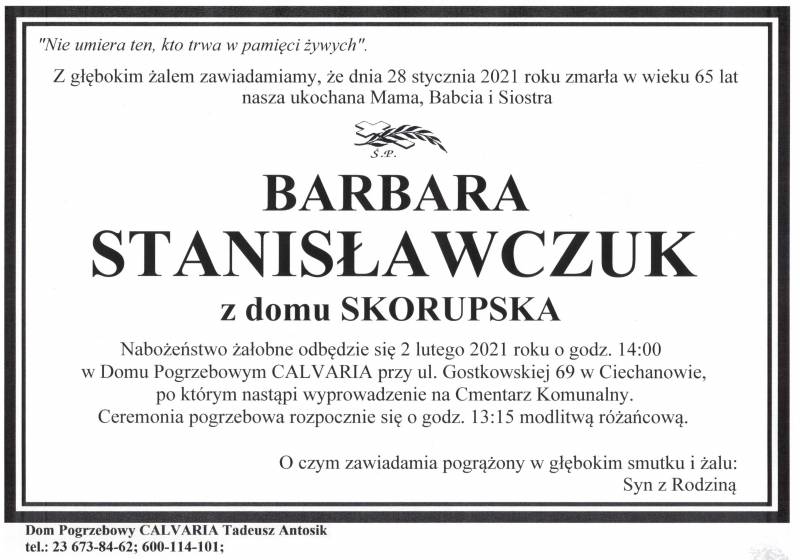 Barbara Stanisławczuk
