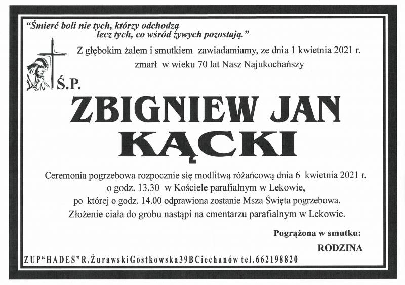 ZBIGNIEW JAN KĄCKI