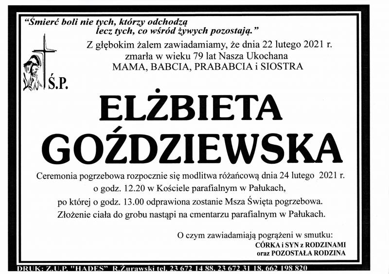 ELŻBIETA GOŹDZIEWSKA