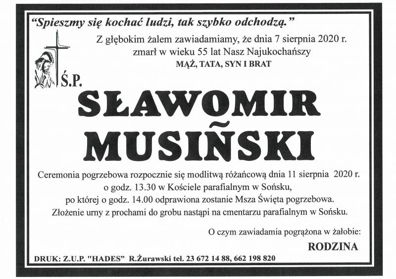 SŁAWOMIR MUSIŃSKI