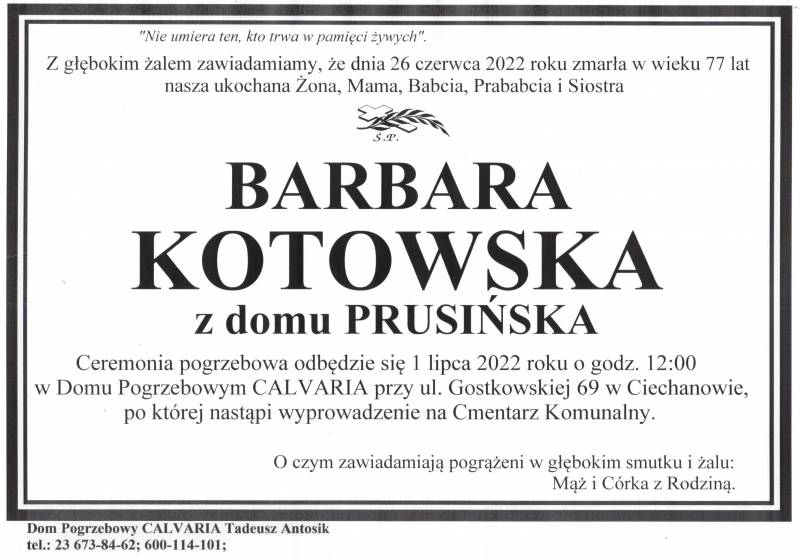Barbara Kotowska