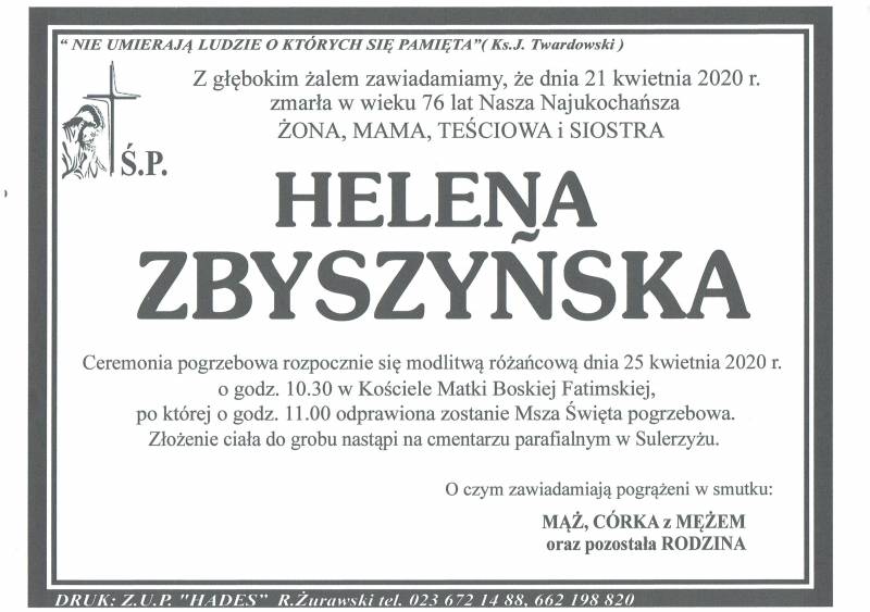 Helena Zbyszyńska