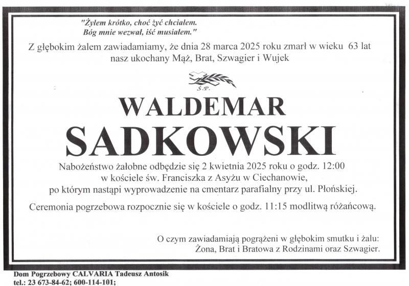 Waldemar Sadkowski