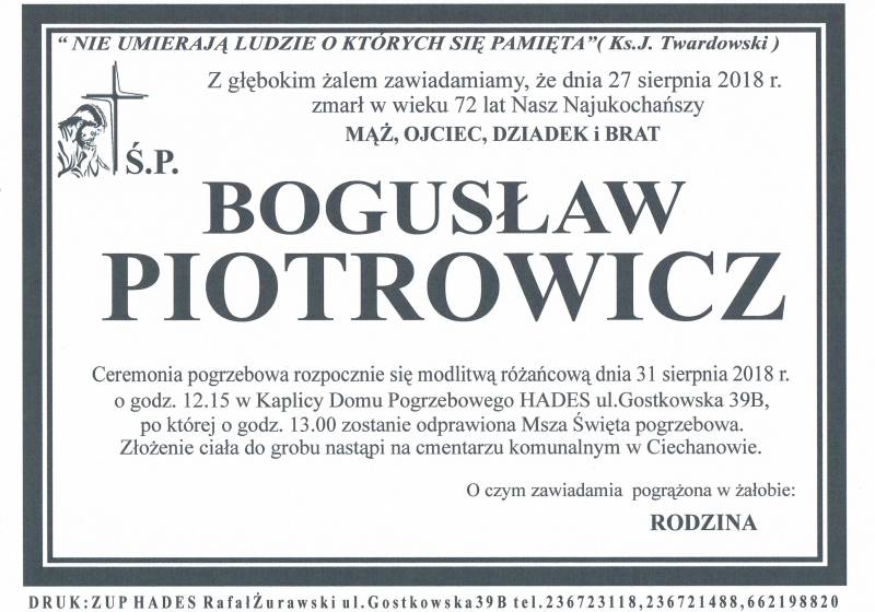 Bogusław Piotrowicz