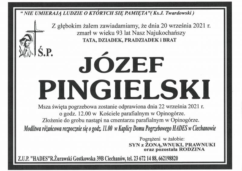JÓZEF PINGIELSKI