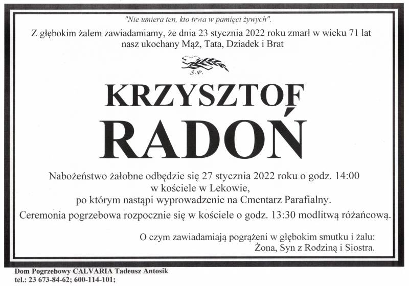 Krzysztof Radoń