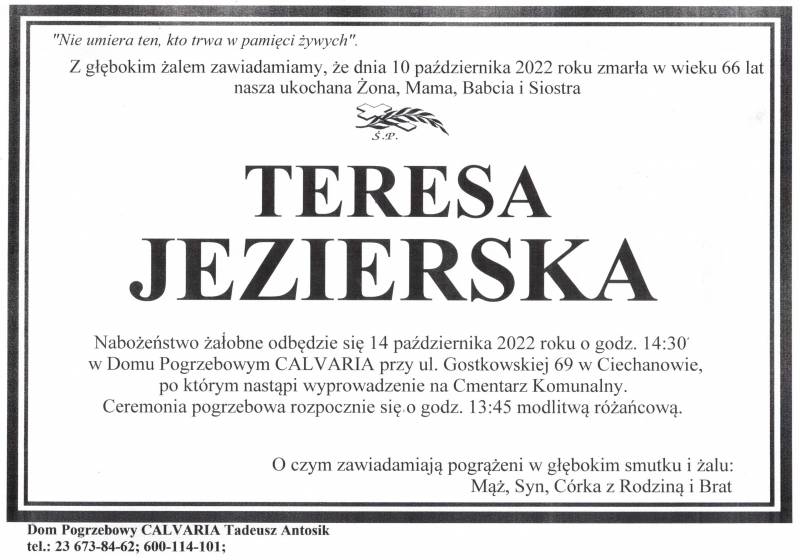 Teresa Jezierska