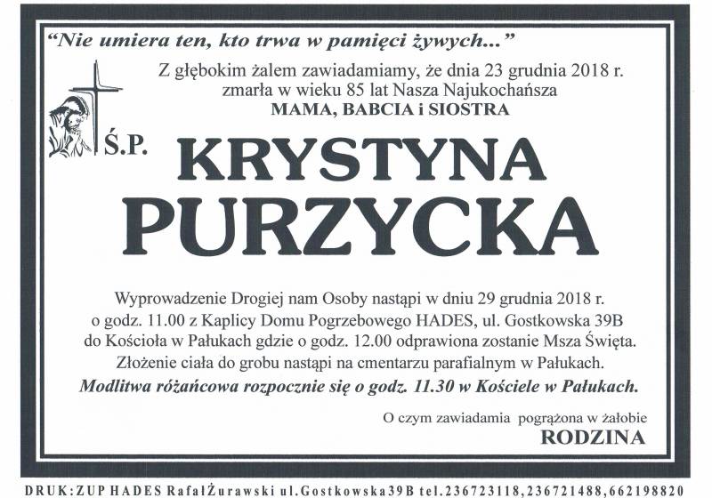 Krystyna Purzycka