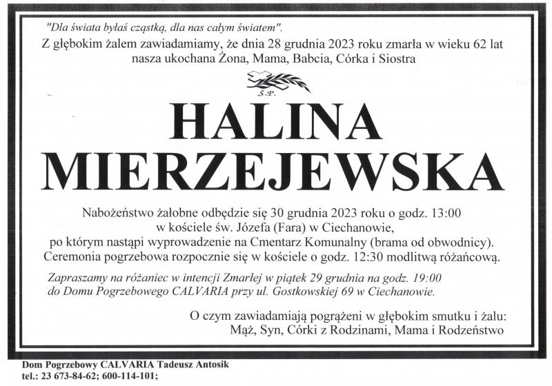 Halina Mierzejewska