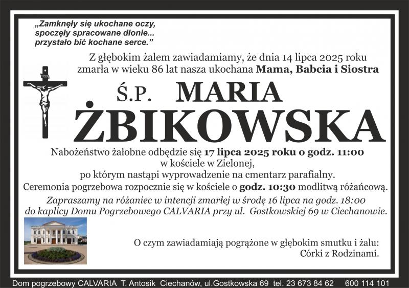 Maria Żbikowska