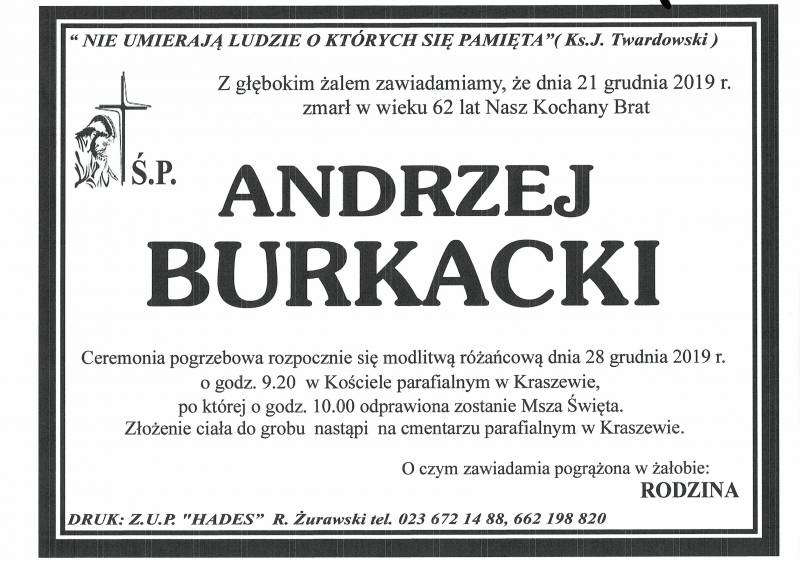 Andrzej Burkacki