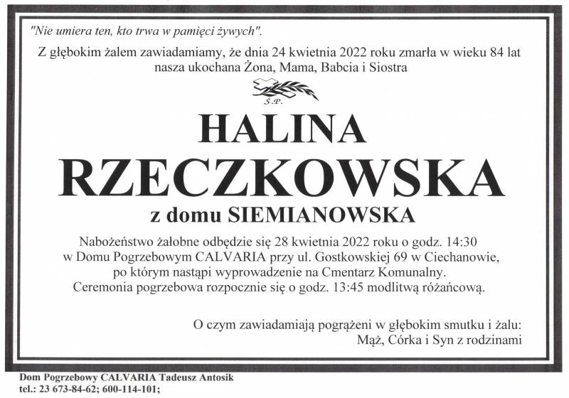 Halina Rzeczkowska