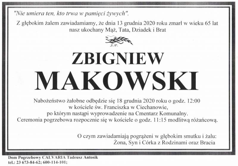 Zbigniew Makowski