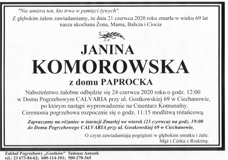 Janina Komorowska